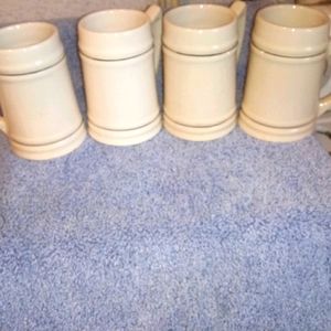 Ceramic glazed stein/ mugs set